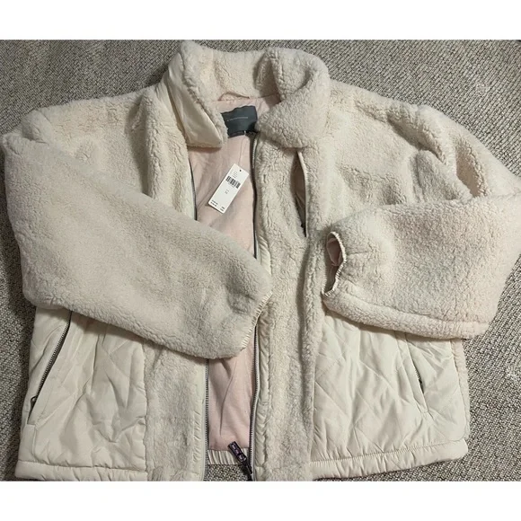 Anthropologie Skye Sherpa Jacket NWT XL - Picture 4 of 11